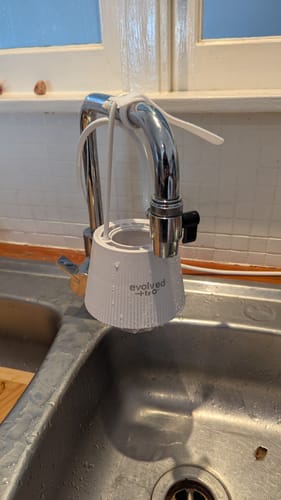 Customer photo review of Evolved H2O™ Advance Bath Filter