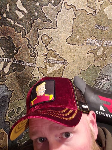 Customer photo review of OVERLORD X Futurama: Zapp Brannigan Trucker Cap