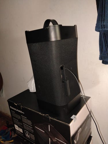 Reseña con foto de un cliente sobre Parlante Bluetooth Sleve BasslineX Pro