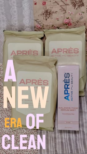 Customer photo review of Balancing Serum Face + Body Mist