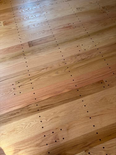 Customer photo review of 1/2" Walnut Wood Plugs - End Grain