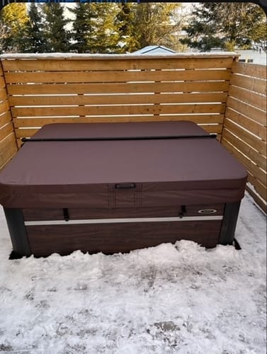Customer photo review of Custom Spa Cover
