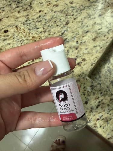Customer photo review of Suero para pestañas y cejas