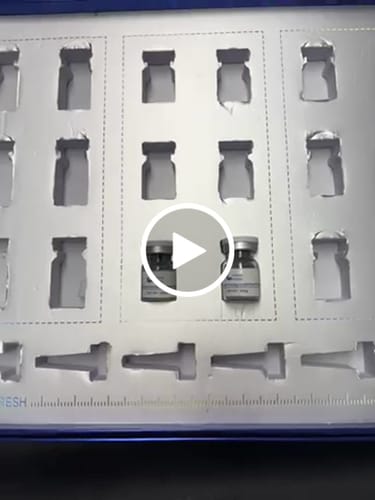 Customer video review of Type III Collagen Tightening Set for RF Microneedling Treatment