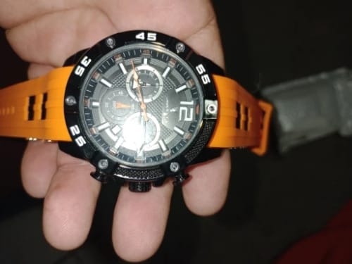 Customer photo review of POEDAGAR Original Fashion Men's Watches Waterproof Luminous Chronograph Date Sports Man Wristwatch High Quality Quartz Men Watch