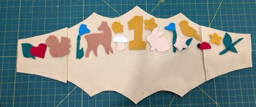 Customer photo review of Premium Wool Blend Craft Felt Sheets - Value Packs