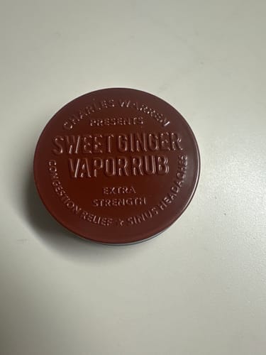 Customer photo review of Sweet Ginger Vapor Rub Stick