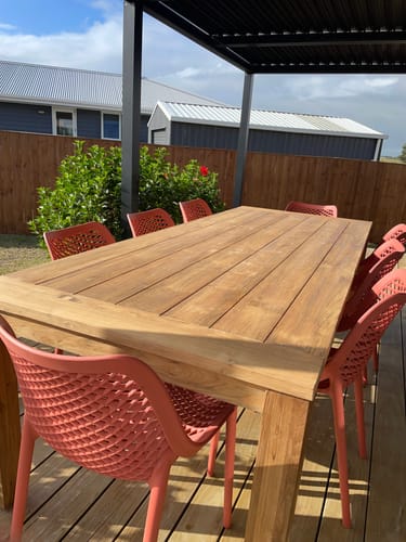 Customer photo review of Ankola Teak Table - 250 X 100cm
