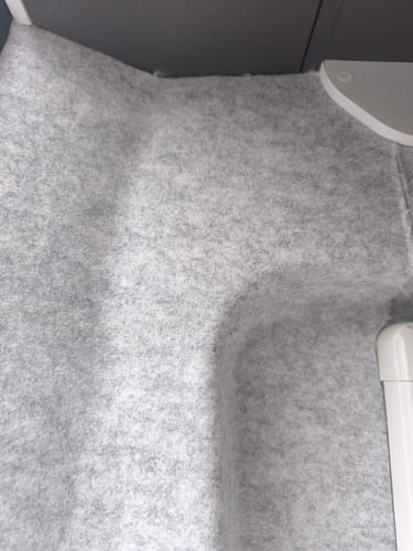 Customer photo review of Carpet Filz selbstklebend für Camper