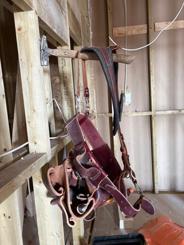 Customer photo review of Occidental Leather Toolbelts | 5035 HD 3" Ranger Work Belt