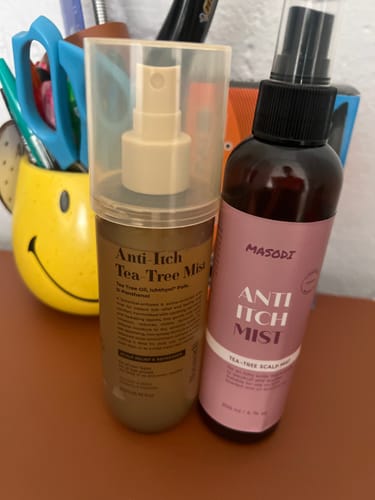 Customer photo review of Anti-Itch Tea Tree Hair & Scalp Mist 200ml