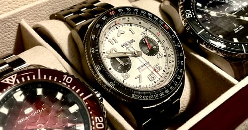 Customer photo review of Aviation Series Tachymeter Chronograph Titanium Alloy Watch 43mm