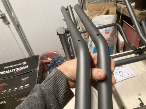 Customer photo review of Scie sur table Evolution R255TBL+ 255mm 1800W avec lame multi-matériaux TCT+ Support roulant pliable