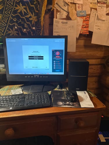 Customer photo review of R1280DBs Powered Bluetooth Bookshelf Speakers(Certified Refurbished)