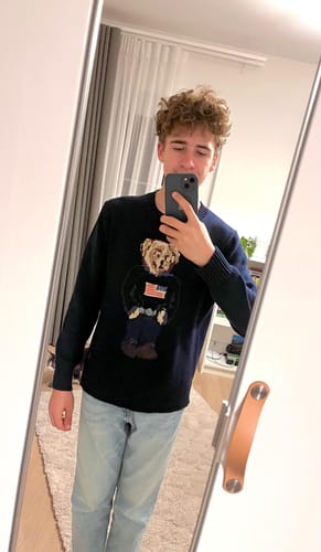 Customer photo review of RALPH LAUREN 25S LONG-SLEEVE PULLOVER SWEATER 231