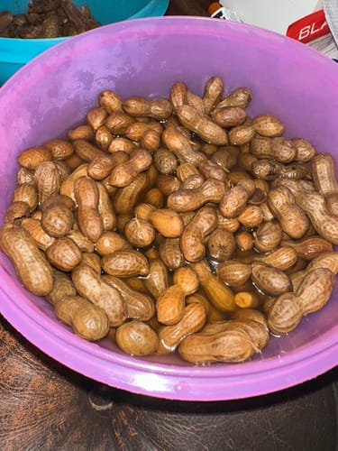 Customer photo review of Boil-The-Bag Boiled Peanuts (2 Bags)