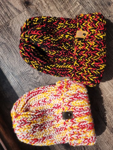 Customer photo review of PassioKnit Chunky Beanie Pattern
