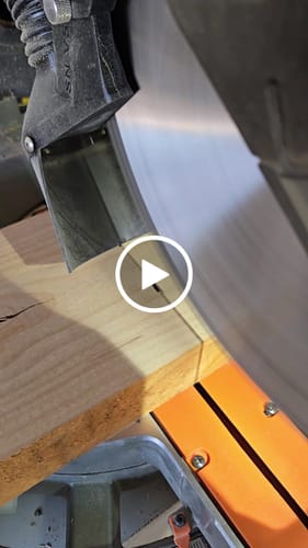 Customer video review of Ridgid 12" Sliding Miter Saw Dust Collection Chute (R4222)