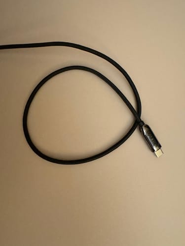 Customer photo review of Baseus 100W Display Fast Charging Cable USB-C (1m)