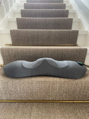 Customer photo review of Lumbowrap® The Original 3 in 1 Electric Lumbar Massager With Spinal Heat Pulse Therapy