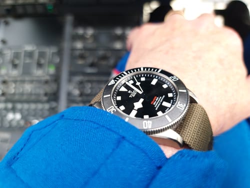 Customer photo review of Glomar Explorer - Hook And Loop Watch Strap