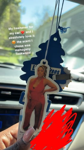 Customer photo review of Custom Air Freshener Live Crop