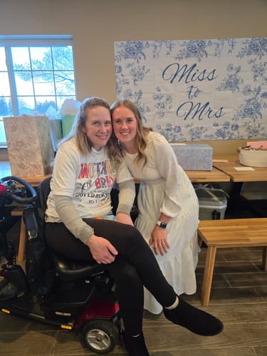 Customer photo review of Mother Of The Bride I Loved Her First Custom Wedding Date And Birth Date Shirt Gift For Mom