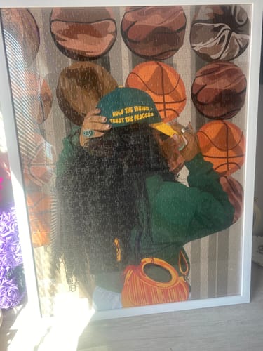 Customer photo review of Fashion & Basketball II Puzzle