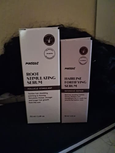 Customer photo review of New Formula: Scalp Serum Set