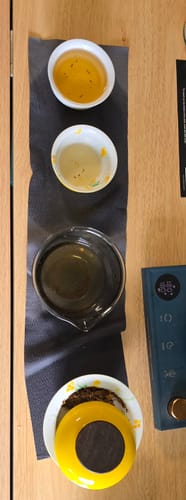 Customer photo review of Yellow Rapeseed Flowers Travel Tea Set