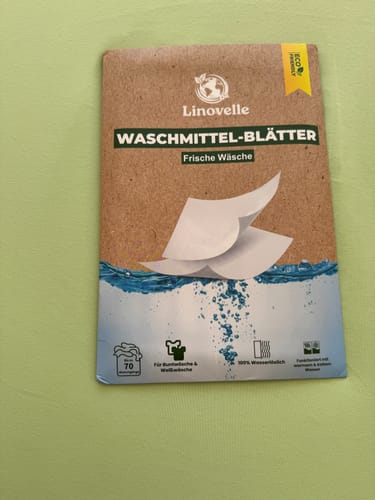 Customer photo review of Waschmittelblätter + 35 Extra GRATIS Wäschen