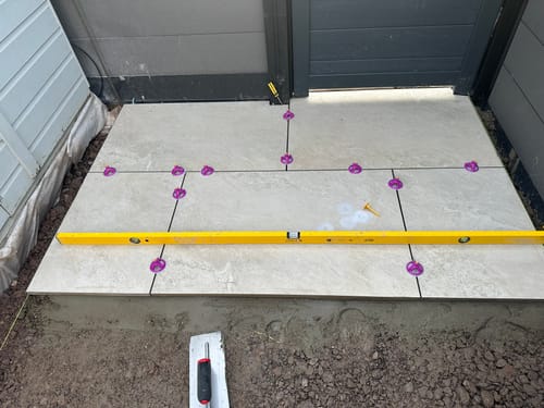 Customer photo review of Himalayan - White Porcelain Paving Tiles - 900 x 600 x 20mm