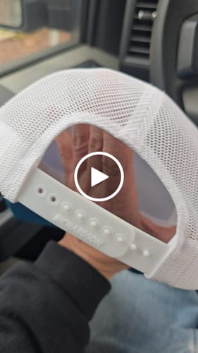 Customer video review of Richardson 112 Genuine Leather Patch Hats Laser Engraved