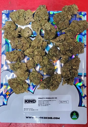 Customer photo review of Fruity Pebbles OG - 28 Grams - Indica