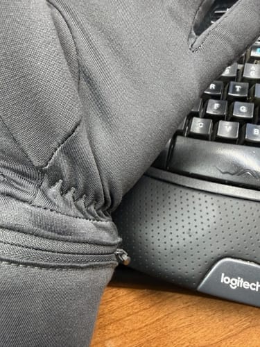 Customer photo review of Toasty Touch® Ultra Thin Heated Gloves