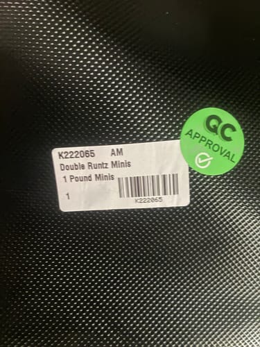 Customer photo review of Double Runtz Minis - Bulk Minis - Hybrid
