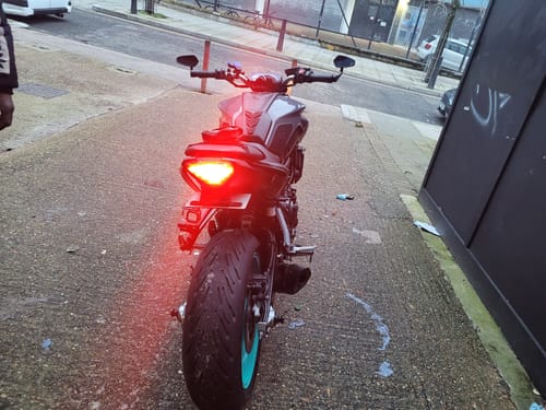 Customer photo review of Yamaha MT07 Integrated Rear Light