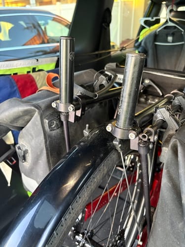 Customer photo review of Handlebar Accessory Mount