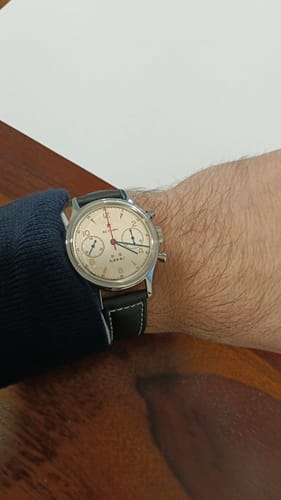Customer photo review of Seagull 1963 Chronograph Watch 70th Anniversary Reissue 37.3mm