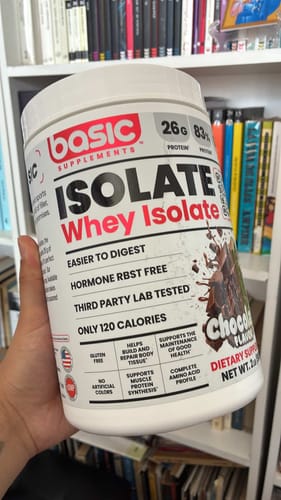 Customer photo review of Basic Isolate Proteina Aislada 2 Lb
