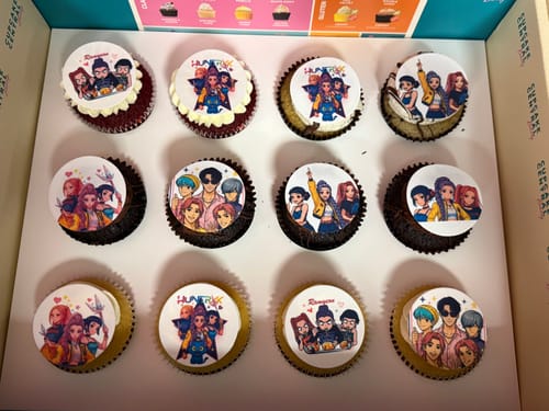 Customer photo review of Hunter X Kpop Demon Hunters – Edible Icing Images