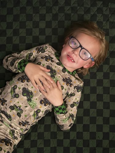 Customer photo review of Clover Crusher Two-Piece Long Sleeve Jammies