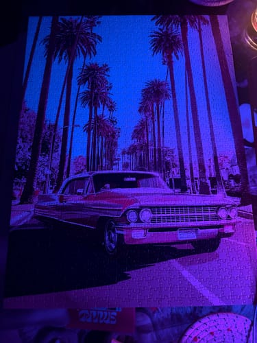 Customer photo review of Cali Cruisin' Pink Puzzle