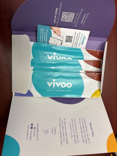 Customer photo review of Vivoo Wellness Test