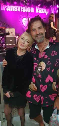 Customer photo review of Funny Heart Custom Face Valentine's Day Gift - Custom Photo Hawaiian Shirts