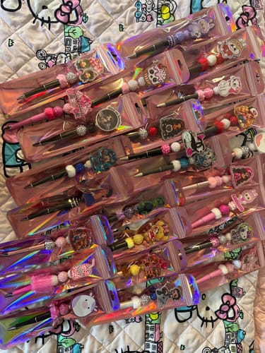 Customer photo review of Wholesale 10pcs/Pack Girl DIY Acrylic Flatbacks for Badge Reels Keychains Pendant