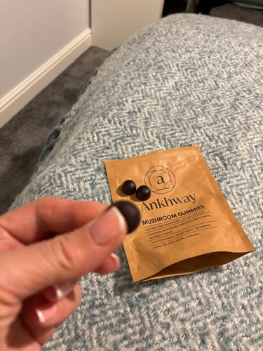 Customer photo review of Mushroom Gummies