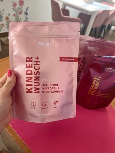 Customer photo review of NEU: Kinderwunsch+ Kapseln