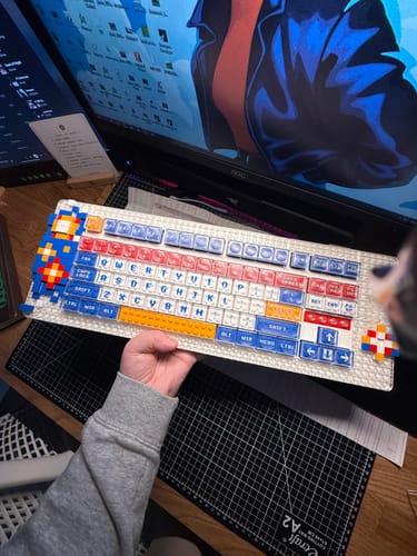 Customer photo review of MelGeek Pixel Mechanical Keyboard Palette