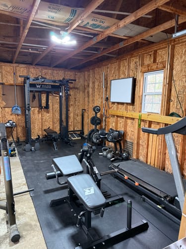 Customer photo review of Major Fitness F22 All-In-One Home Gym Power Rack
